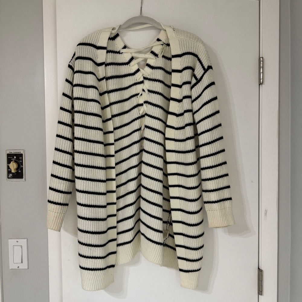 Striped cardigan